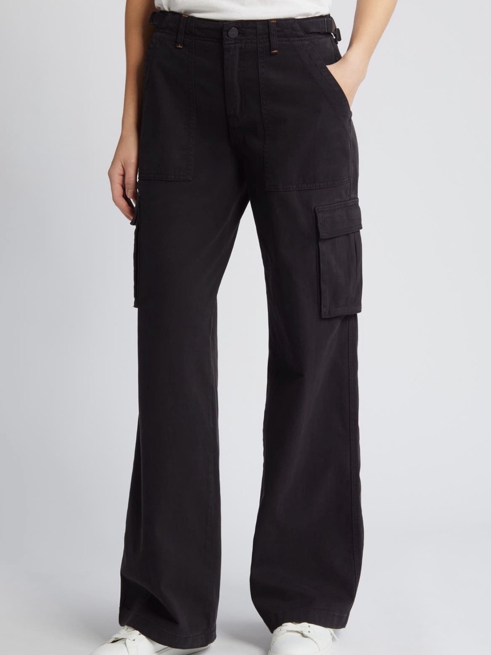 Sanctuary Black Wide-Leg Cargo Pants